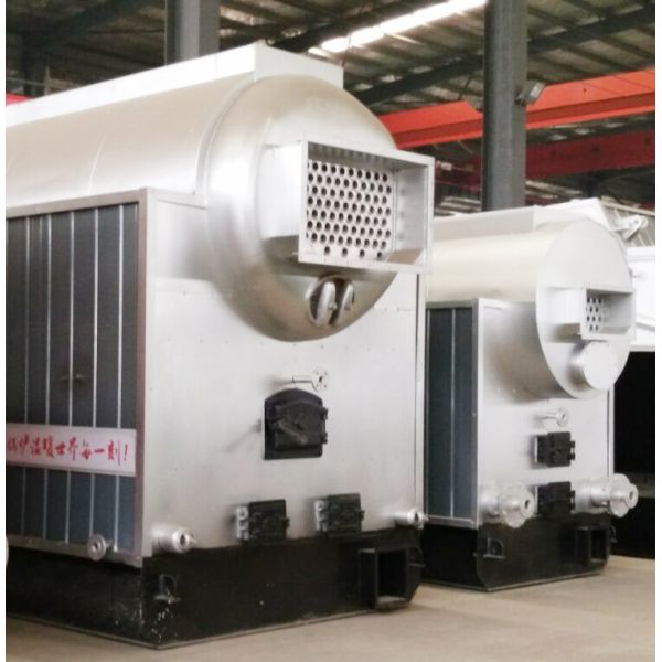 Q345R Material Biomass Hot Water Boiler Cocoshell Fired ISO9001 Certification