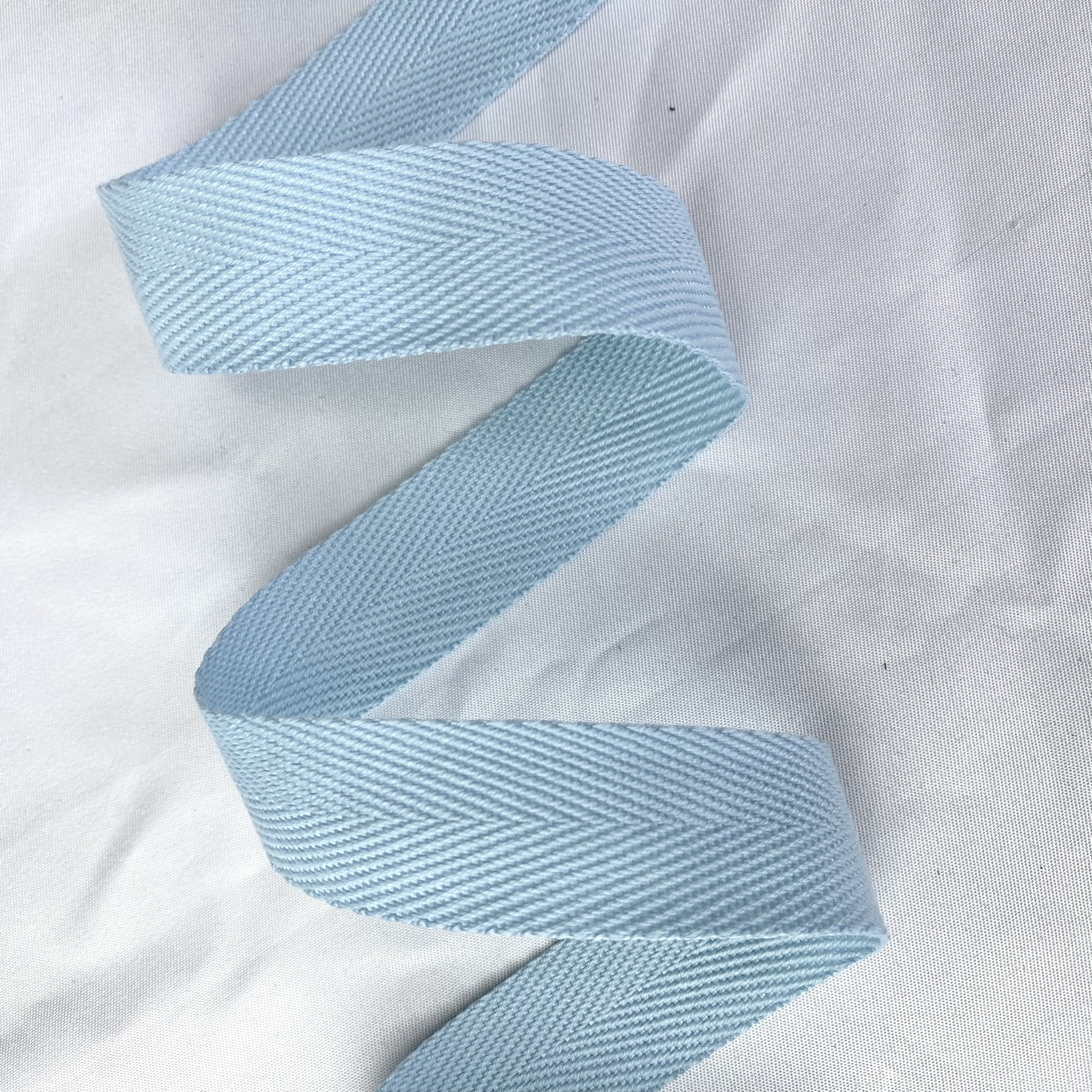 Herringbone polyester-cotton webbing Various colors Backpack strap Belt Handbag strap