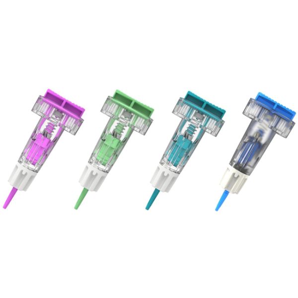 Adjustable Depth Safety Lancet 28G Needle with 3 Depths of 1.2mm 1.4mm 1.8mm