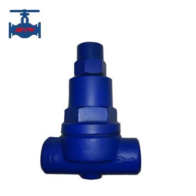Cast Steel Thermostatic Adjustable Bimetallic Steam Trap For Water Displacement