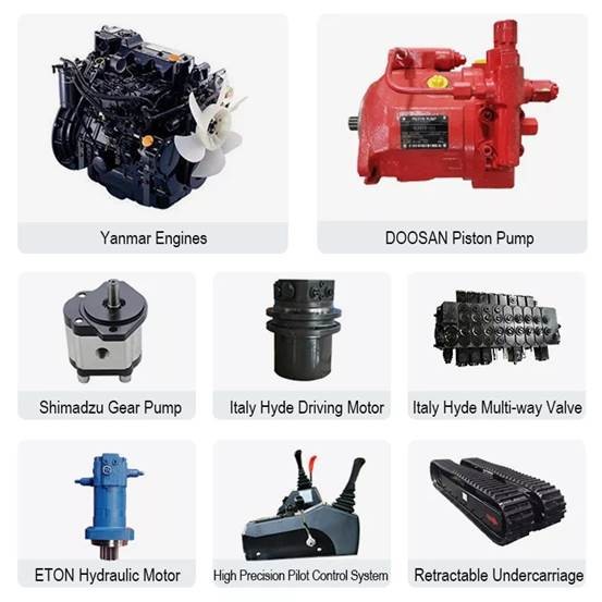 High Quality Komatsu PC200-7 Excavator Yellow Finish Main Control Valve Hydraulic Parts