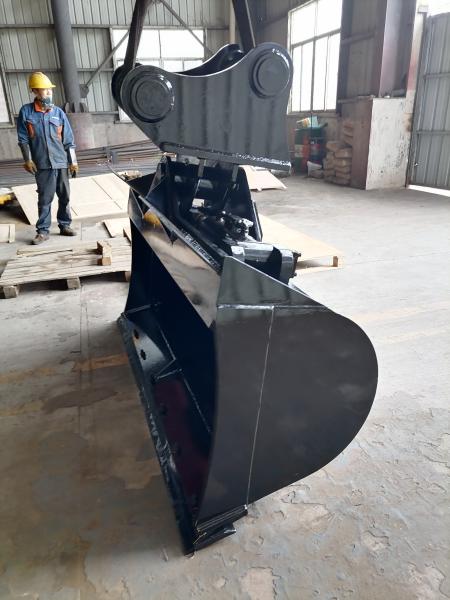 EXCAVATOR TILT GRADING BUCKET - Easy Grading On An Angle ， Tilting Clean Bucket For Excavator