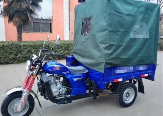 Heavy Loading Loncin 150CC Engine 1.5m*1.2m Gasoline Tricycle