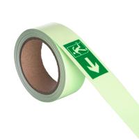 Iridescente brilho refletor na fita adesiva escura 10m