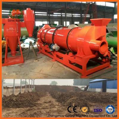 Máquina cúbica do secador giratório do estrume da galinha do secador do adubo orgânico do medidor 200