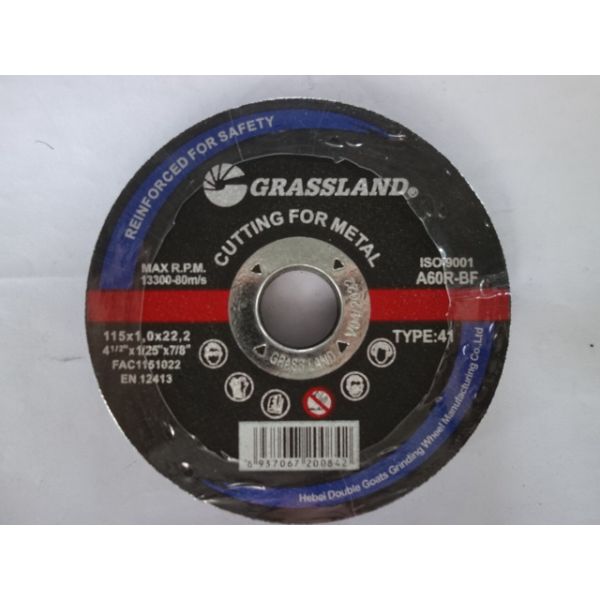4.5 Inch 115mm Flat MPA Stainless Steel Cutting Discs
