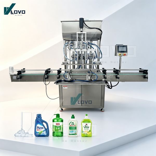 High Speed Automatic Bottle Filling Machine Industrial For Food Chemical Cosmetic