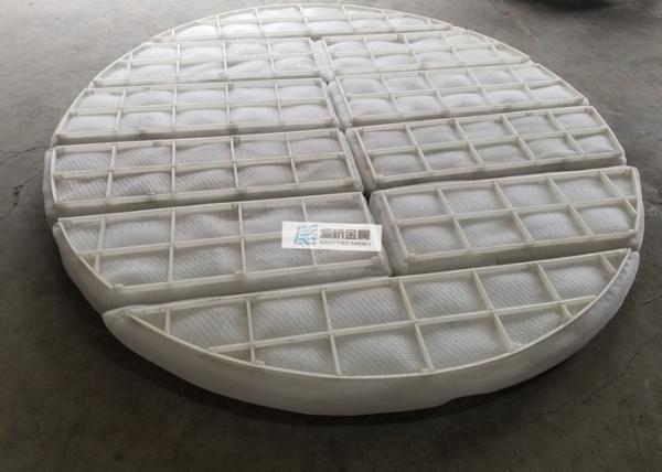Plastic Wire Mesh Demister Pad 100 Mm To 150 Mm Standard Type