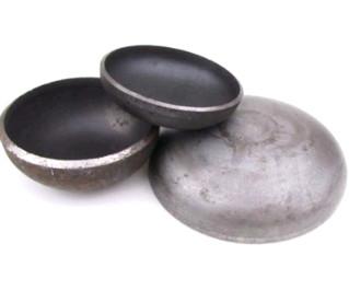 Domed Straight Seam Carbon Steel Pipe Cap ASTM A53 1MM~80MM
