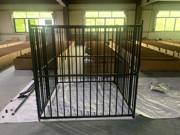 Outdoor Dog Kennel Heavy Duty Metal Frame Fence Dog Cage Outside Pen Playpen Dog Run House Without Roof