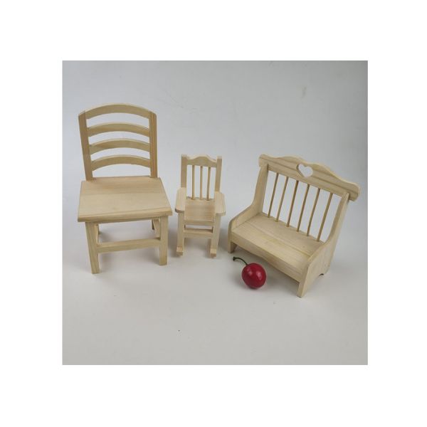 Mini Chair Wooden Crafted Gifts Decoration Creative Shooting Props Gift For Grocery