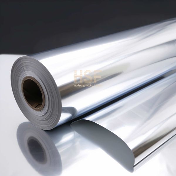 55um ПЭТ ламинированная алюминиевая фольга ширина 1600 мм используется для упаковки продуктов питания