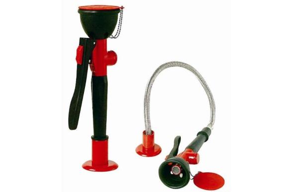 Colorful SUS304 Emergency Shower And Eyewash Station With Epoxy Coated