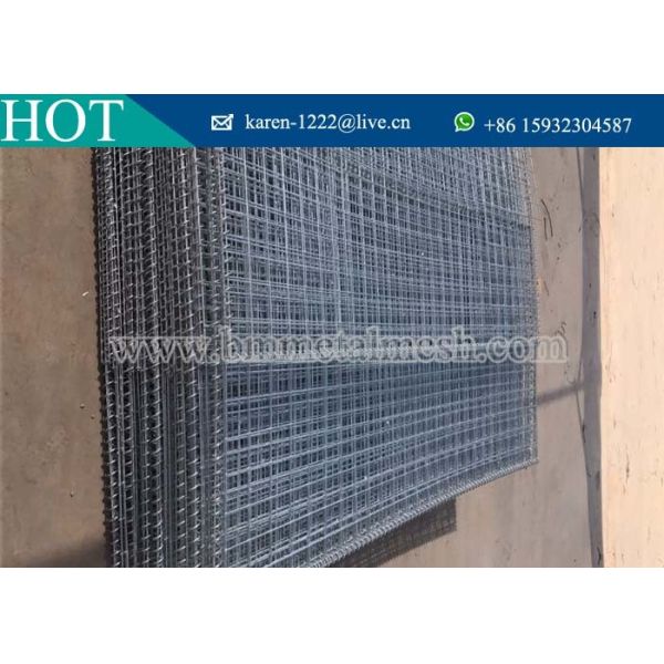 Welded Galvanized Gabion Baskets Welded Mesh / Gabion Cages  Square Hole