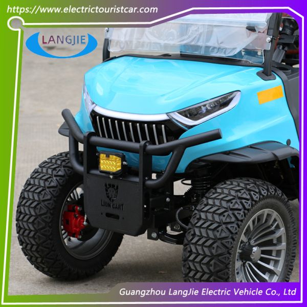 High Efficiency 4 Wheel Electric Golf Cart 48v Resort Car Charger For Hotel