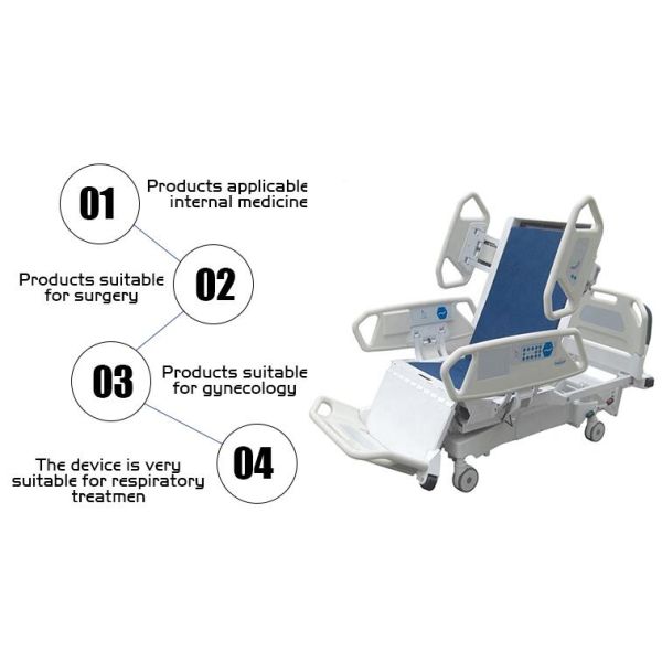 Hill Rom Linak Motor Hospital Electric Beds Recliner Chair Bed With Eight Functions