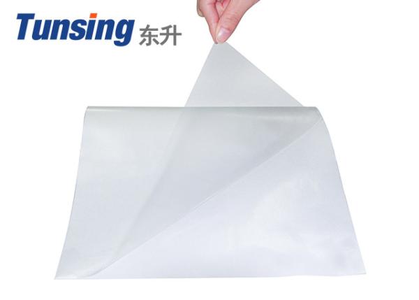 Copolyester Hot Melt Adhesive Film Milky White Translucent Color For Shoes Tongue