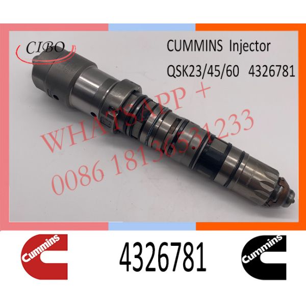Injecteur de gazole de CUMMINS 4326781 4002145 4087894 4088428 moteur de la pompe d'injection QSK23 QSK45 QSK60