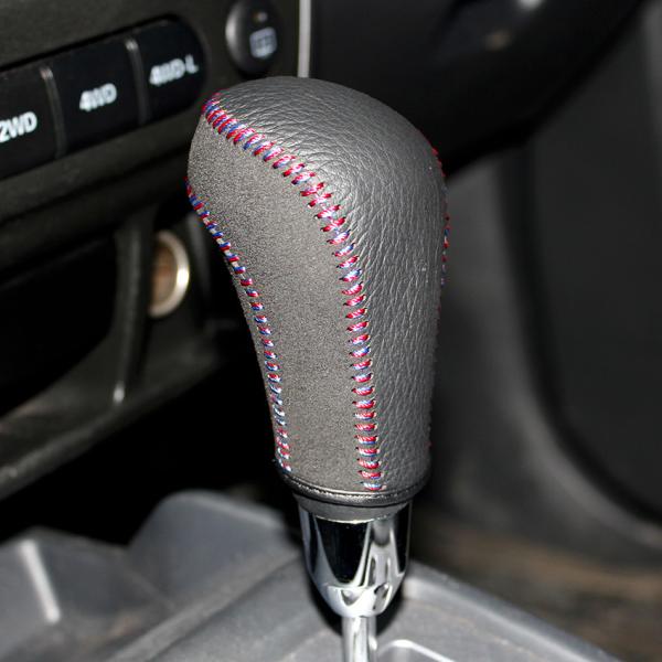 Suede Leather Gear Shift Knob Cover for Suzuki Jimny Swift Grand Vitara Automatic