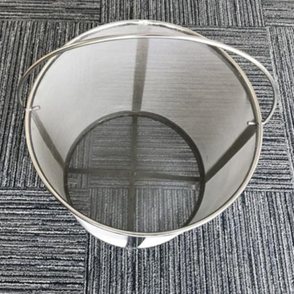 150mm Diameter 400 Microns Mesh Cylinder Strainer Micro Porous