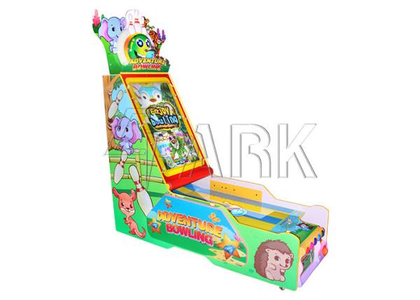 Individual Bowling Single Player Amusement Game Machines Coin Pull For Holiday Resort