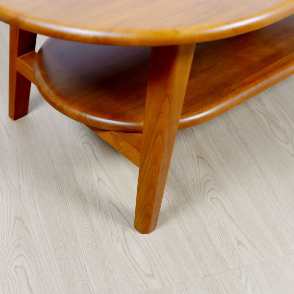 Ретро овальный NC крася журнальные столы MDF Rubberwood