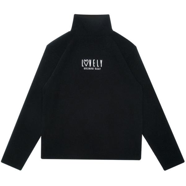 Bordado dos Hoodies da roupa do inverno das mulheres do pescoço da tartaruga