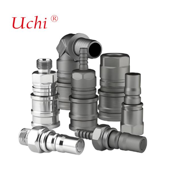 CNC Machined Stainless Steel Liquid Cooling Plate Quick Connect Fitting Components