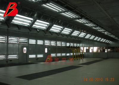 Pulverize a cabine para a linha de produção auto projeto de pintura da pintura do carro de Facotry dos equipamentos