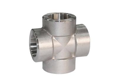 Duplex Steel Class 3000 Pipe Fittings Socket Weld Cross Tee ASTM A182 F51
