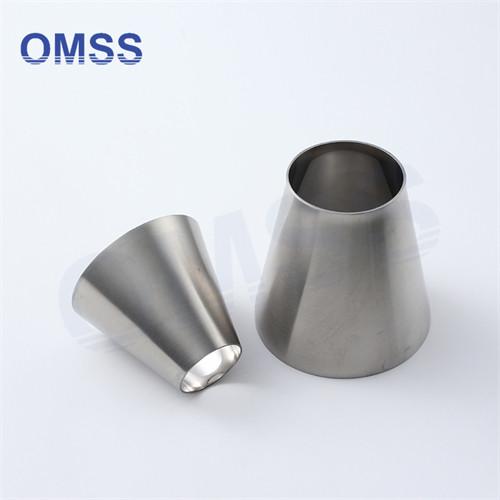 Food Grade Stainless Steel Pipe Fitting Welding Concentric Sanitary Pipe Reducer L31/32