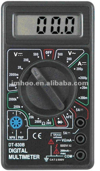 China Factory Popular Pocket Size 830B DT Digital Multimeter for Sale