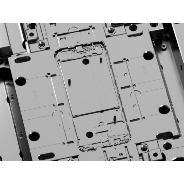 OEM / ODM: Вставка формовки и прозрачный трехпрочный корпус телефона (1 * 2) No.23689