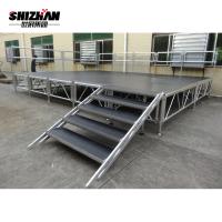 Plateforme de scène mobile Concert Escalier de scène portable en bois