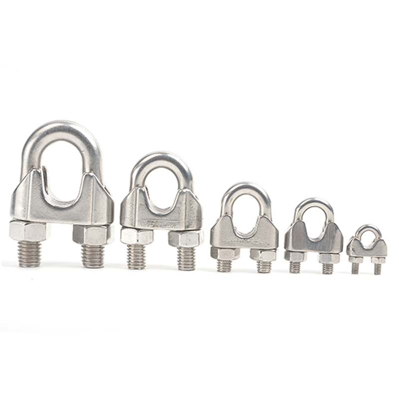 Standard Stainless Steel Wire Rope Cross Clip Clamp for Trellis Systems Green Wall Cable