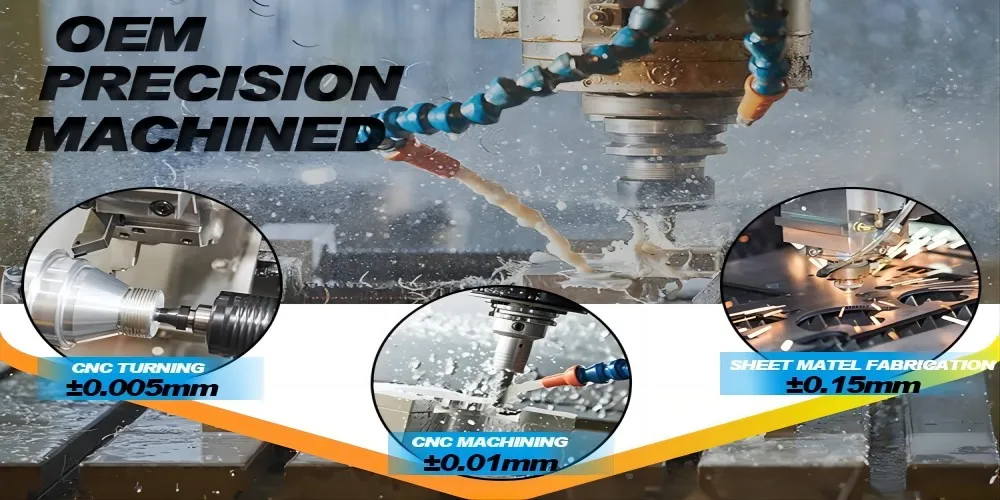 Heavy Load Machined Brackets Custom Fit Custom Machined Metal Parts Durable For Equipment Applications