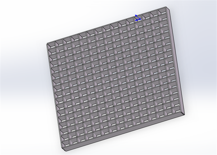 La presión cerró la barra plana de plata de rejilla galvanizada metal de Electroforged