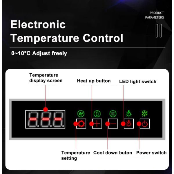 коммерчески стекло Vitrine охладителя напитка 1800W выпивает чистосердечную витрину для магазина розничной торговли