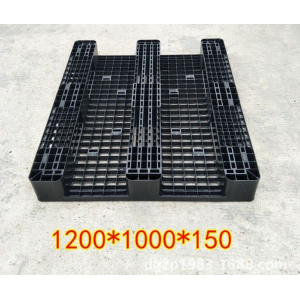 1200*1000*150 HDPE Plastic Pallet 4-Way Entry Type for Racking Load 1000kg and Durable