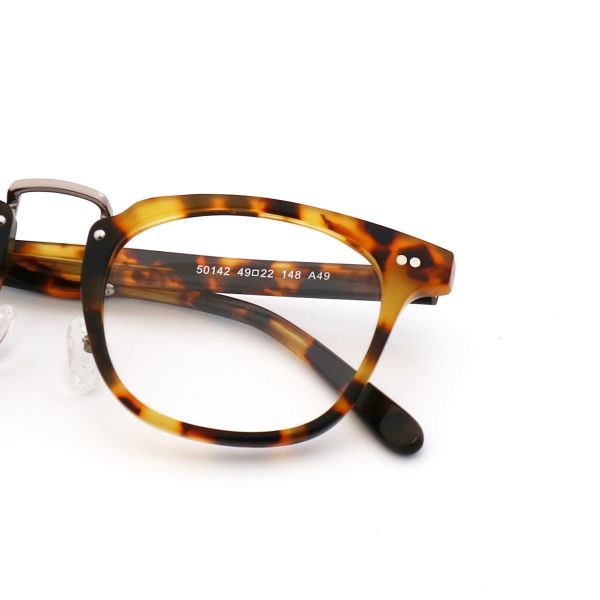 Cuadro de lentes ópticos de madera de grano de enduro para hombres y mujeres