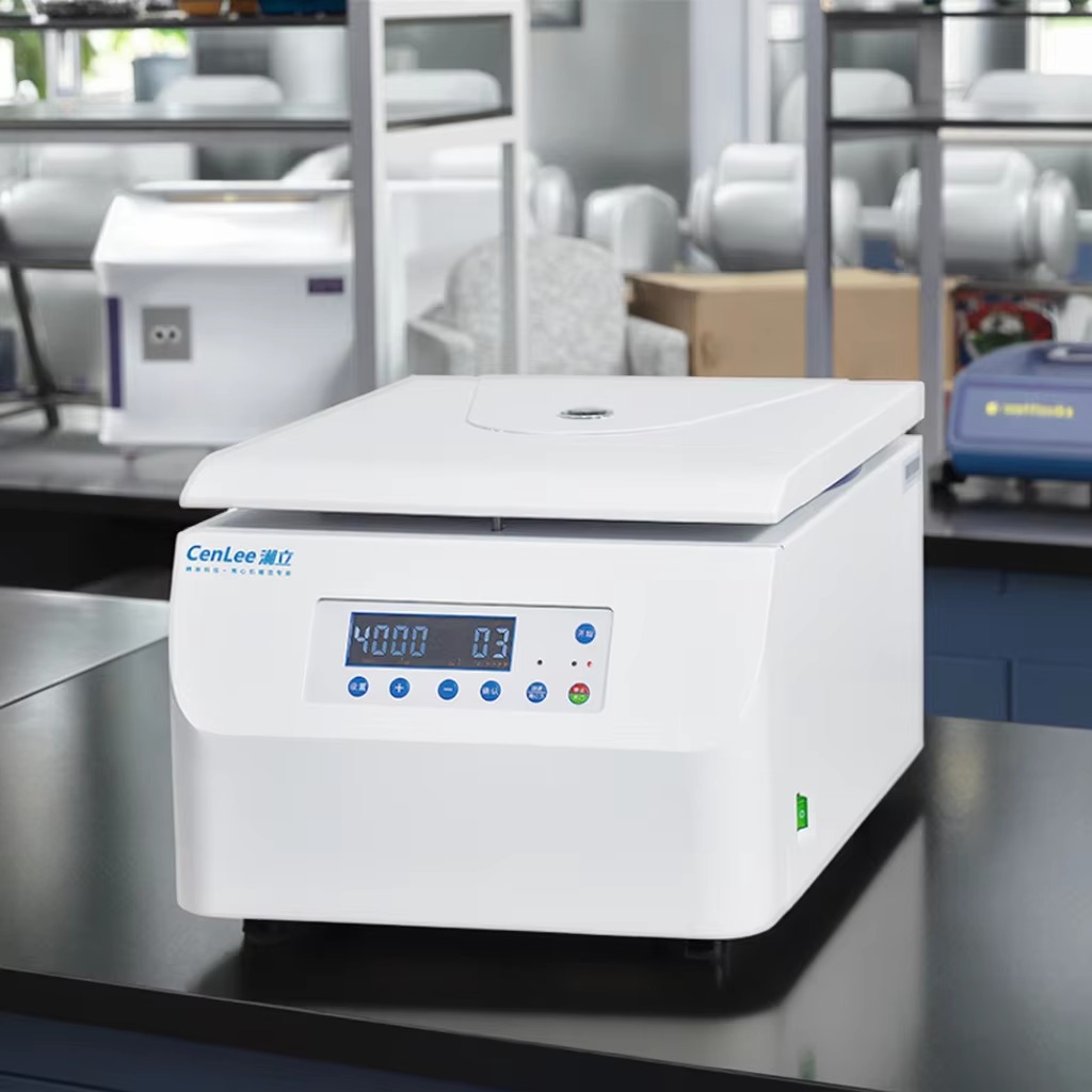 High Speed Desktop Centrifuge 6x50ml 15ml/100ml Angle Rotor, Conical Tube Compatible for Lab Semen Analysis Biological Research