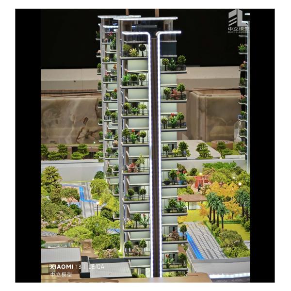 Real Estate Architectural Scale Model High Precision LED Architecture Miniature Models