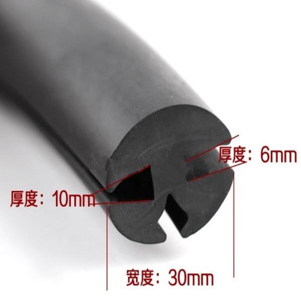 Rubber Gasket Seals for Car Windshield Windows ShoreA 65 Hardness Processing Service
