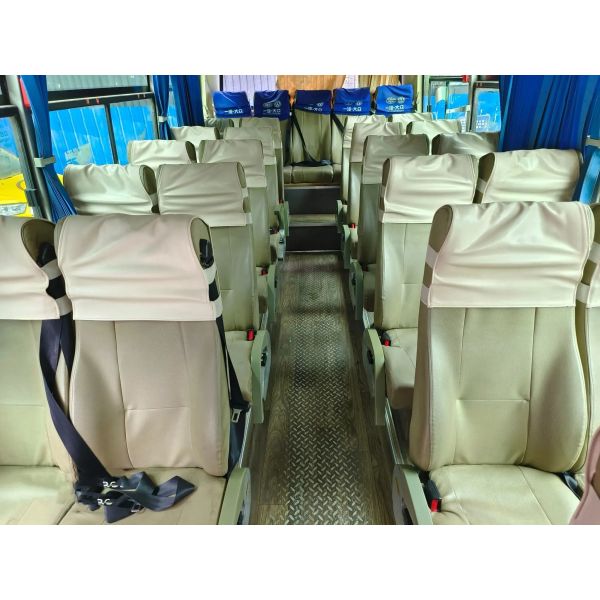 Used Transit Bus 30 Seats Dongfeng Second Hand Bus EQ6752 Front Engine Sliding Window