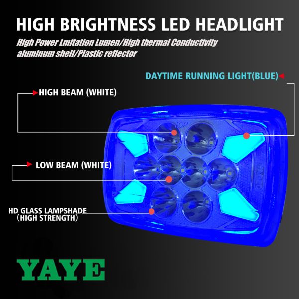Lumière LED YAYE 3030SMD pour motocyclettes de 70 cc