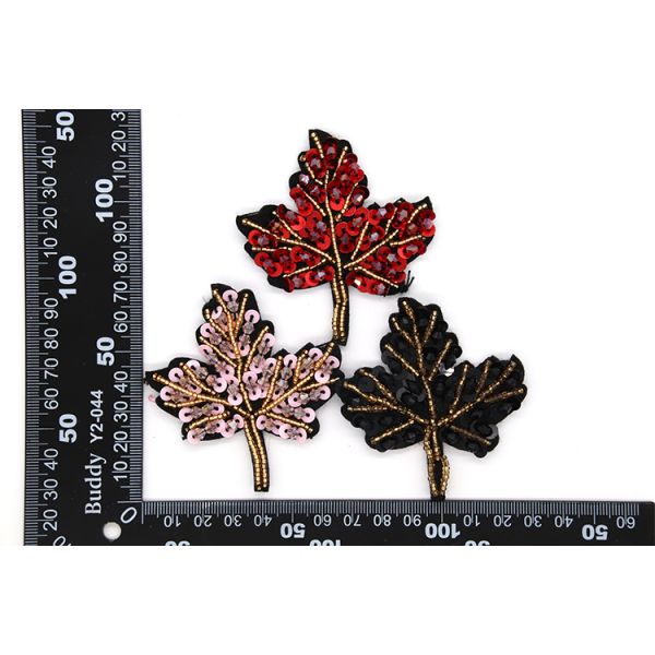 Stylish High Heel Buckle Replacement Leaf Shape Special Cloth Material