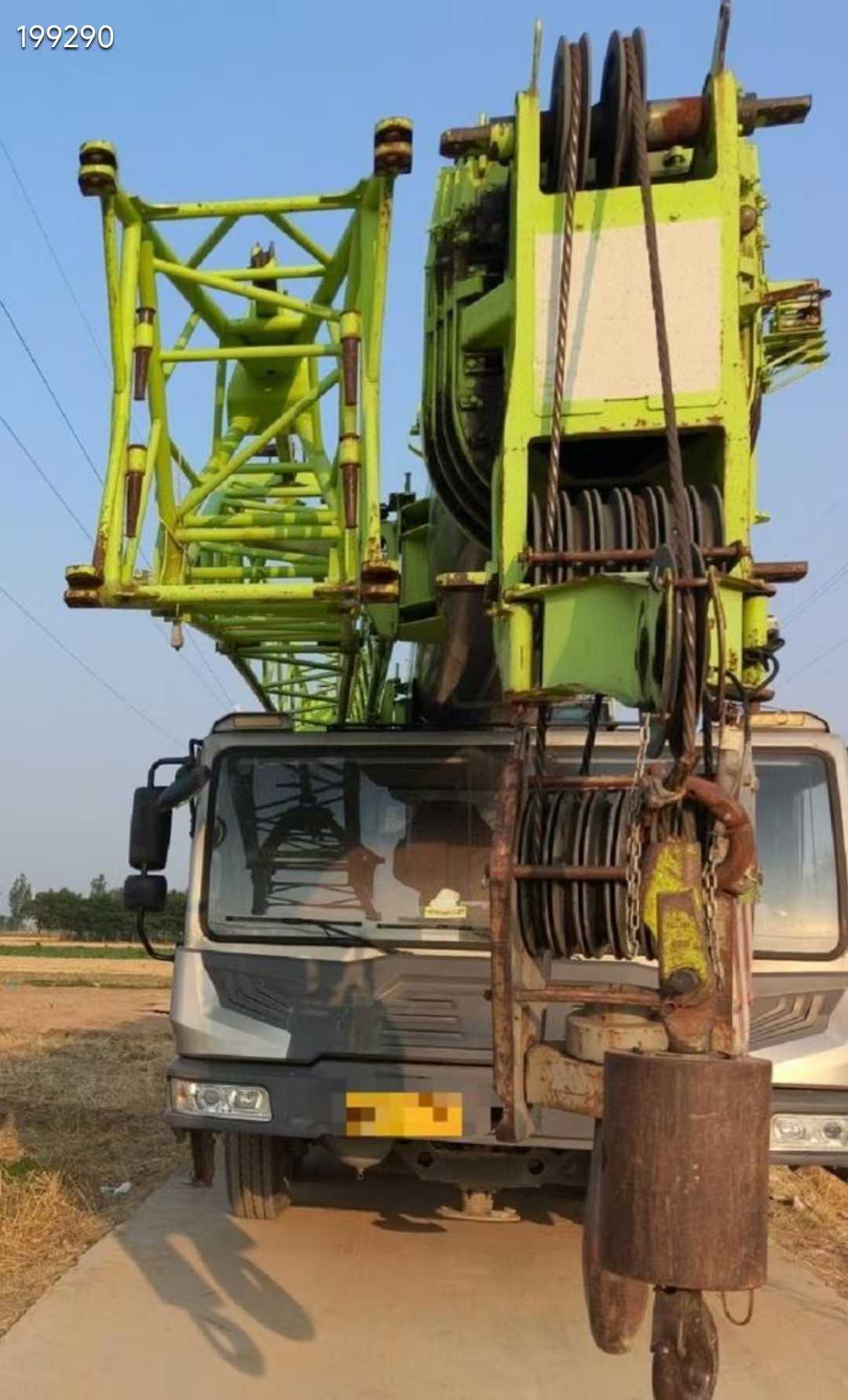 ZOOMLION QY70V Used Truck Crane 2018 70 Ton Capacity 43m Boom 14 Ton Counterweight
