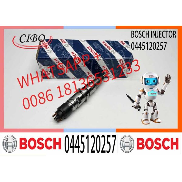Инжектор для дизельного топлива 0445120257 Части двигателя 0 445 120 257 фит для Ford Cargo 6332E VW 31-390 Cummins