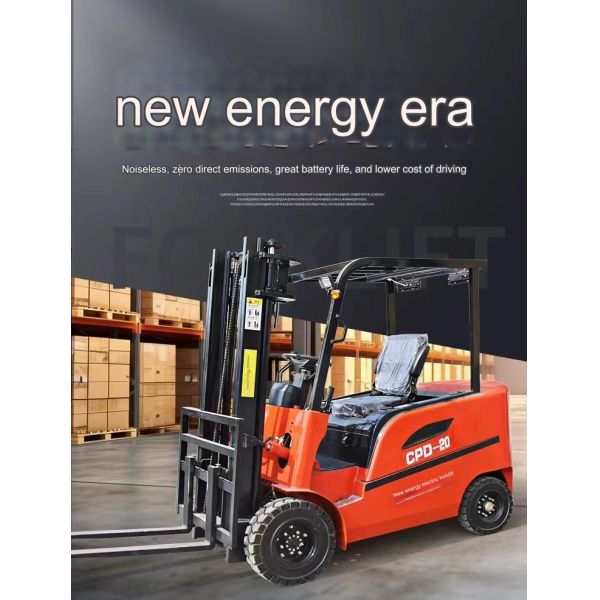 1600mm 1,500 Kg New Electric Forklifts With Hydraulic Electromagnetic Brake