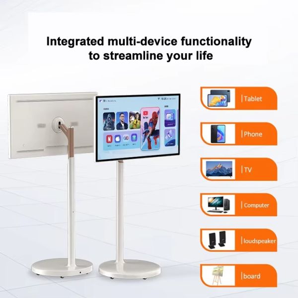 128G Lcm 21.5Inch Wireless Portable Monitor Moveable Interactive LED Display